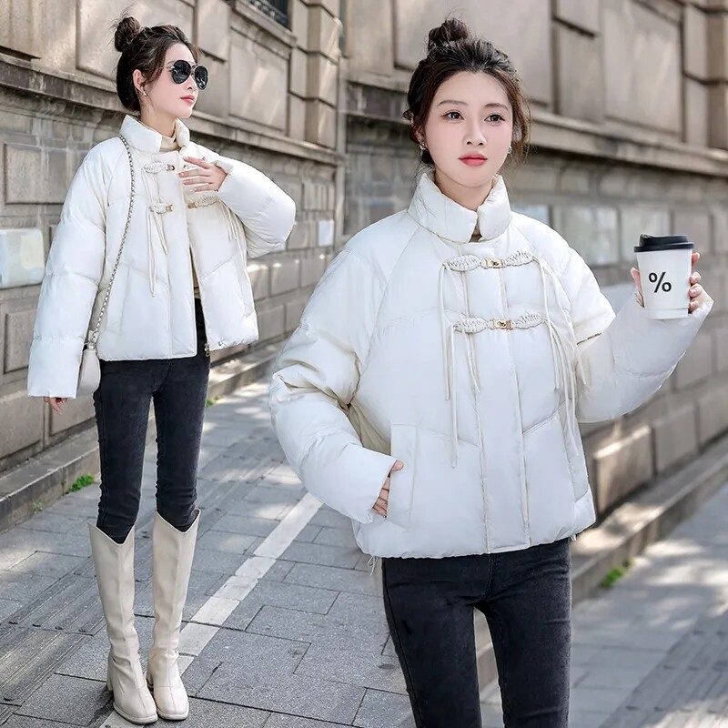 Ženske parke Novo u gornjoj odjeći Ženska odjeća Zimski topli kaput Ženske modne kratke parke širokog kroja Ropa De Mujer 2024.