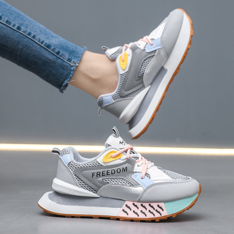 Ženske vintage tenisice Ležerne cipele s platformom Tenisice Sportska obuća za trčanje na otvorenom Prozračne tenisice na vezanje za žene