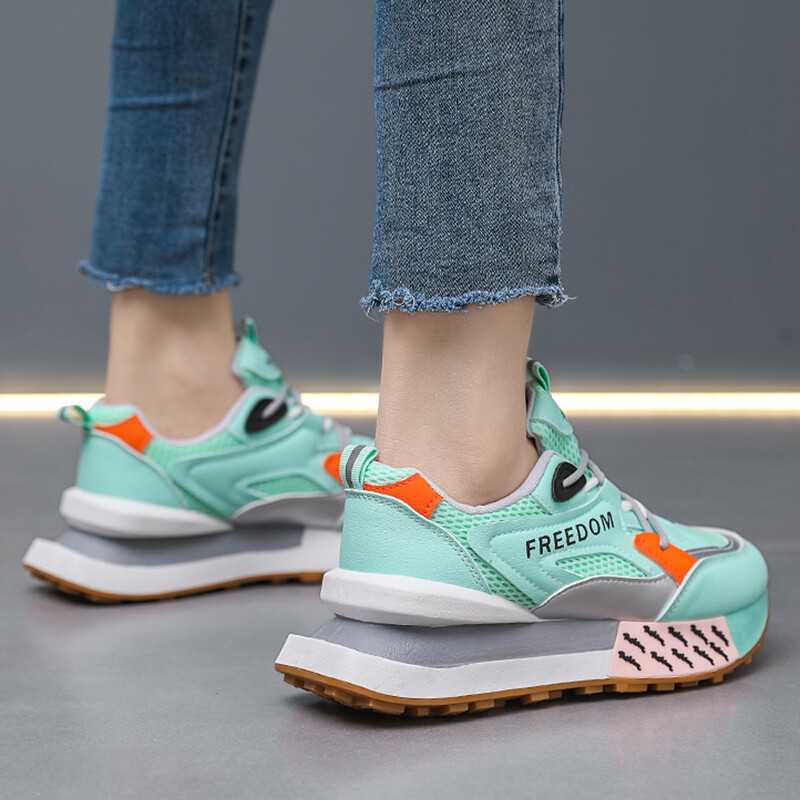 Ženske vintage tenisice Ležerne cipele s platformom Tenisice Sportska obuća za trčanje na otvorenom Prozračne tenisice na vezanje za žene
