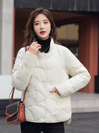 Naiste talvejope, pargid, soe krae tasku, väike puuvillased riided, mantel vaba aja pikkade varrukatega, uued lühikesed moemantlid