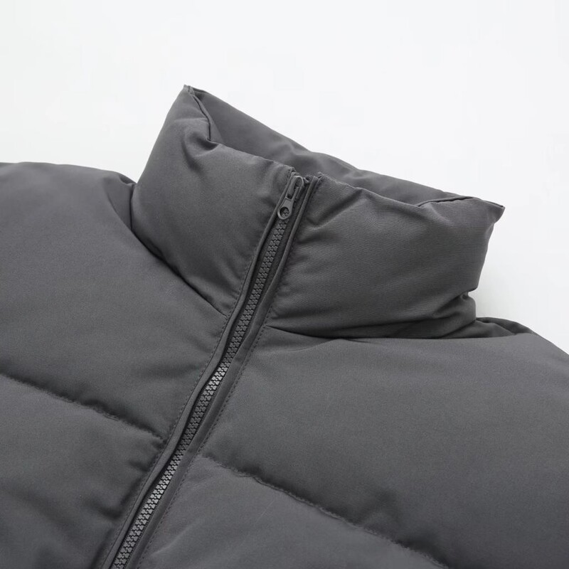 Jakid Parkas Naiste mantel Soliidne Paks Soe Outwear Pikad varrukad vabaaja vaba Casaca Mujer Talv 2024 Naine inszat Joped Mantel