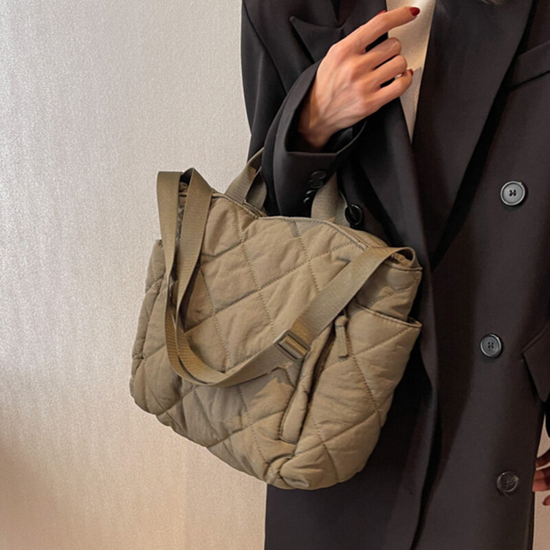 Ženske torbe velikog kapaciteta Torba preko ramena Modne svemirske pamučne shopping torbe slatke ženske torbe 2023 Novo