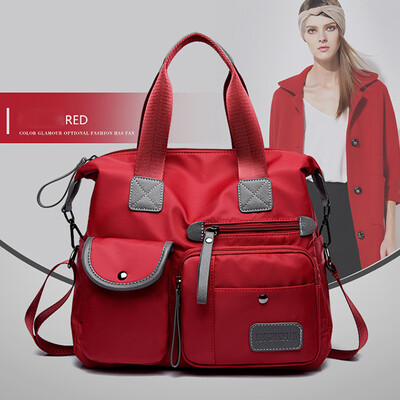 Γυναικεία τσάντα πολλαπλών χρήσεων, τσάντα casual shopping μεγάλης χωρητικότητας, αδιάβροχη νάιλον τσάντα ώμου χιαστί