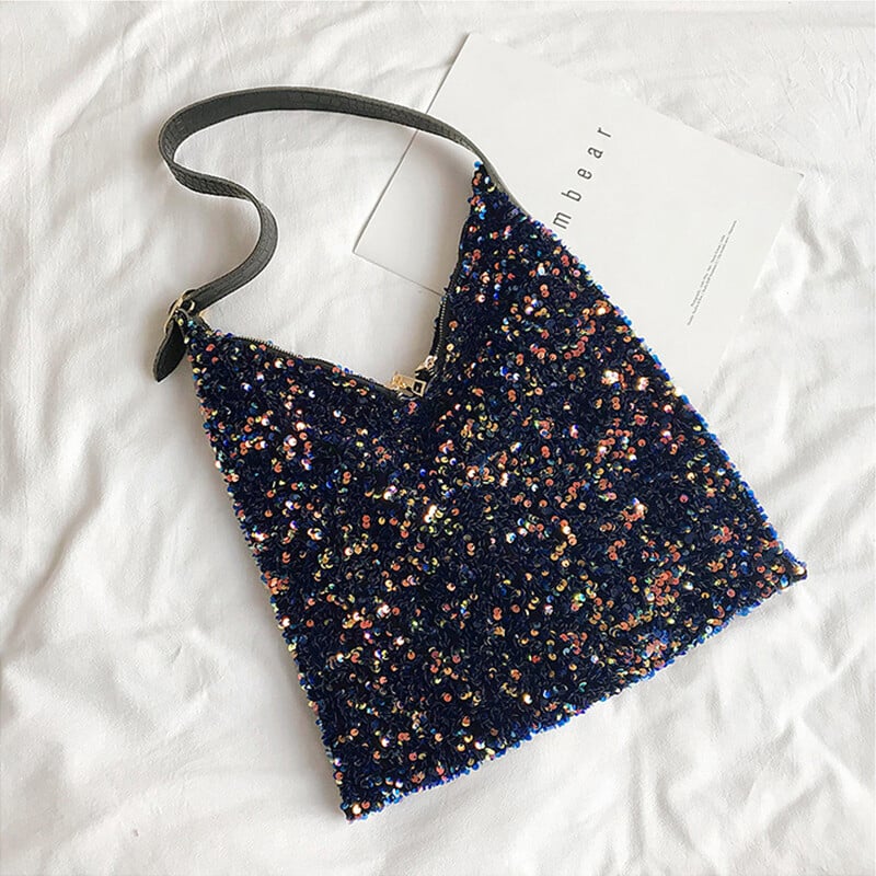 Modne torbe na rame velikog kapaciteta za žene Sjajne torbe sa šljokicama Ženske torbe za kupnju Pack bolsa feminina