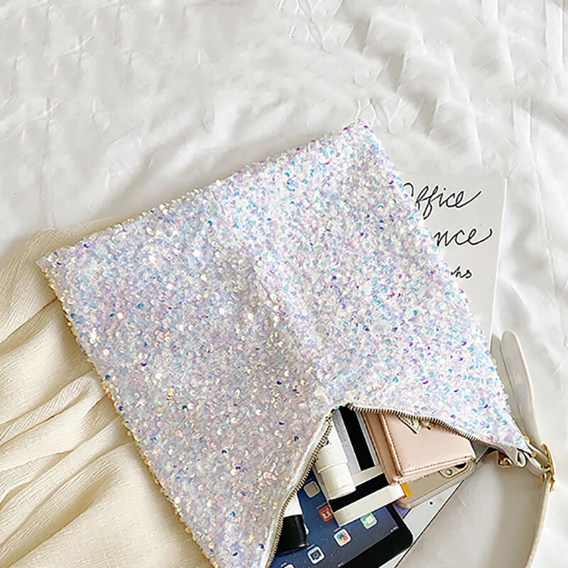 Modne torbe na rame velikog kapaciteta za žene Sjajne torbe sa šljokicama Ženske torbe za kupnju Pack bolsa feminina