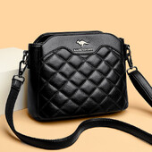 2023 Small Single Shoulder Τσάντα Messenger Γυναικεία τσάντα τριών επιπέδων στρογγυλή πολυτελής απλή τσάντα αγγελιοφόρου μηδενικό πορτοφόλι