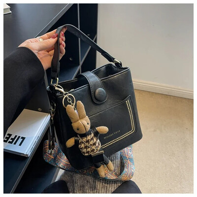 Modni trend kožna velika torba za žene 2024. Ženska jednostavna, velikog kapaciteta, vintage torba na rame Ručne torbe i torbice