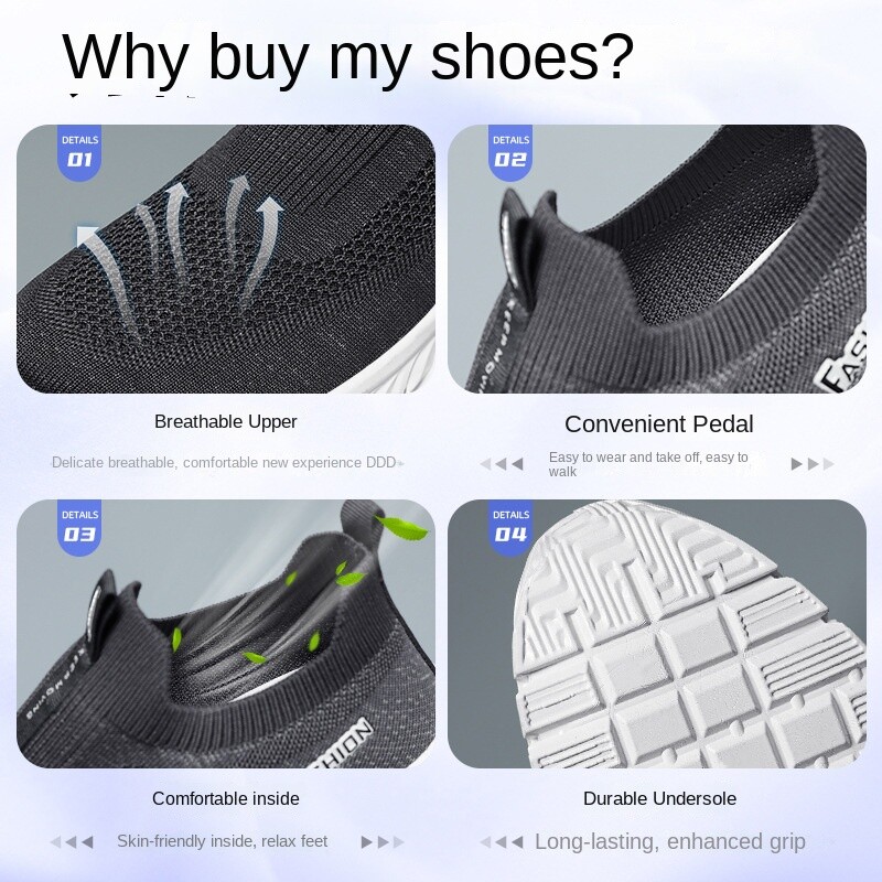 Cipele Muške ljetne nove 2024. Lazy jednostruke cipele s jednom pedalom Ležerne svestrane cipele za tate