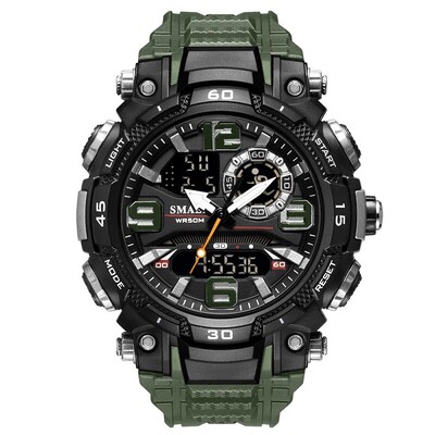 Kvarcni sat za muškarce SMAEL sat vodootporan štoperica LED satovi muški sat 1921 sportski satovi muškarci Relogio Masculino Digital