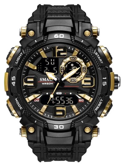 Ceas cu quartz pentru bărbați Ceas SMAEL Cronometru impermeabil Ceasuri cu LED Ceasuri pentru bărbați Ceasuri sport 1921 Ceasuri pentru bărbați Relogio Masculino Digital