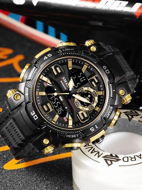 Kvarcni sat za muškarce SMAEL sat vodootporan štoperica LED satovi muški sat 1921 sportski satovi muškarci Relogio Masculino Digital