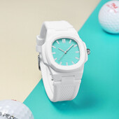 Ceas Bărbați Femei Orologio Clasic Cuplu Simplu Negru Alb Curea din Silicon Ceas Ceas de mână Cuarț Bărbat Bărbat Moda Ceas Damă