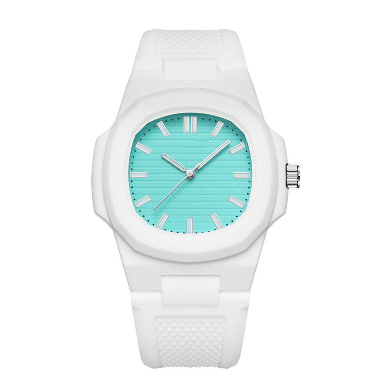 Ceas Bărbați Femei Orologio Clasic Cuplu Simplu Negru Alb Curea din Silicon Ceas Ceas de mână Cuarț Bărbat Bărbat Moda Ceas Damă