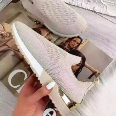 Nove mrežaste čarape za 2024. Cipele Ženske prozračne tenisice s platformom Ženske modne ravne cipele za slobodno vrijeme Ženske Zapatillas Mujer