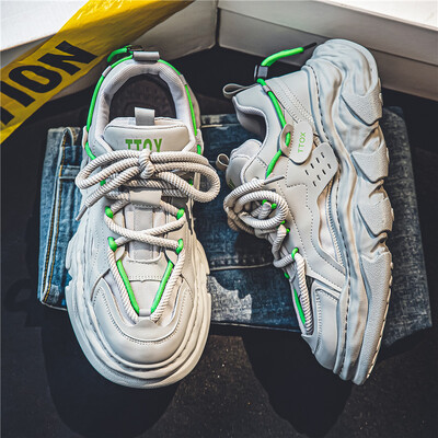 Luxury Ανδρικά Casual Παπούτσια Φθινοπωρινή Πλατφόρμα Ογκώδη Αθλητικά Ανδρικά Βουλκανιζέ Αθλητικά Παπούτσια Trainers Zapatos Hombre