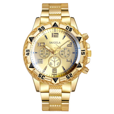 Muški poslovni satovi Modni muški kvarcni sat s trakom od nehrđajućeg čelika