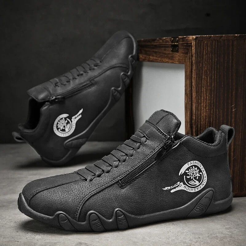 Cipele za muškarce Nove dizajnerske muške tenisice s patentnim zatvaračem 2023. Jesenske niske muške cipele za slobodno vrijeme Lagane i udobne ravne cipele