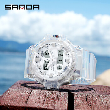 SANDA Top Brand G style Ανδρικά ρολόγια Sport Military Quartz ρολόι για άνδρες LED Ψηφιακό ρολόι Αδιάβροχο ρολόι Relogio Masculino