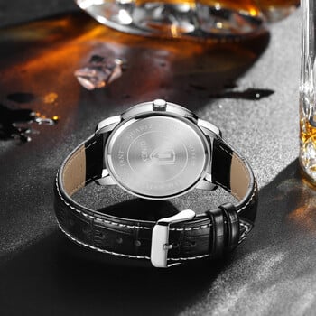 Ανδρικά ρολόγια QINGXIYA Fashion Date Quartz Κορυφαία μάρκα Πολυτελές δερμάτινο λουράκι Ανδρικό ρολόι Αθλητικό ανδρικό ρολόι Hodinky Relogio Masculino