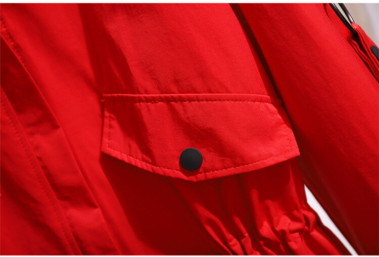 Големи размери Дамски тренчкот пролет есен с дълъг качулка Бюст 157 см 3XL 4XL 5XL 7XL 10XL Свободно ежедневно яке 150 кг