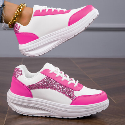 Ženske tenisice Prozračne ležerne Ženske čarape Cipele na vezanje Ženske ravne cipele Ženske proljetne Vulkanizirane za trčanje Zapatillas De Mujer