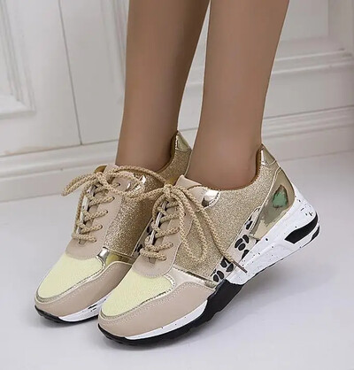 Ljetne vruće ženske cipele 2024. Ženske tenisice Leopard mrežaste zadaha Ženske cipele za trčanje na otvorenom Ravna platforma Zapatos Mujer