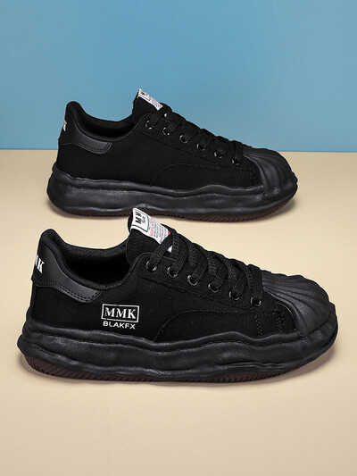 Meeste paksu tallaga lõuendist spordijalatsid madala lõikega vabaajaspordijalatsid, moekad ja mitmekülgsed polsterdatud meeste vabaaja spordijalatsid