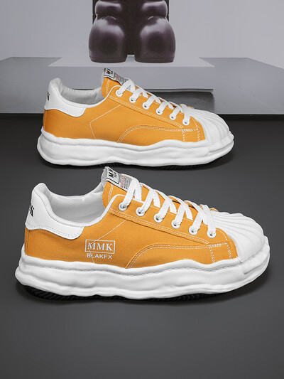 Meeste paksu tallaga lõuendist spordijalatsid madala lõikega vabaajaspordijalatsid, moekad ja mitmekülgsed polsterdatud meeste vabaaja spordijalatsid