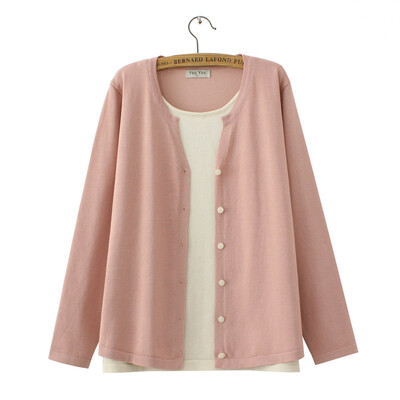 Ženski Jesen Zimski džemperi velikih veličina Ležerna odjeća Lažni dvodijelni džemperi dugih rukava Pleteni puloveri E2 3056