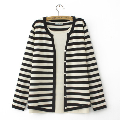 Ženski Jesen Zimski džemperi velikih veličina Ležerna odjeća Lažni dvodijelni džemperi dugih rukava Pleteni puloveri E2 3056