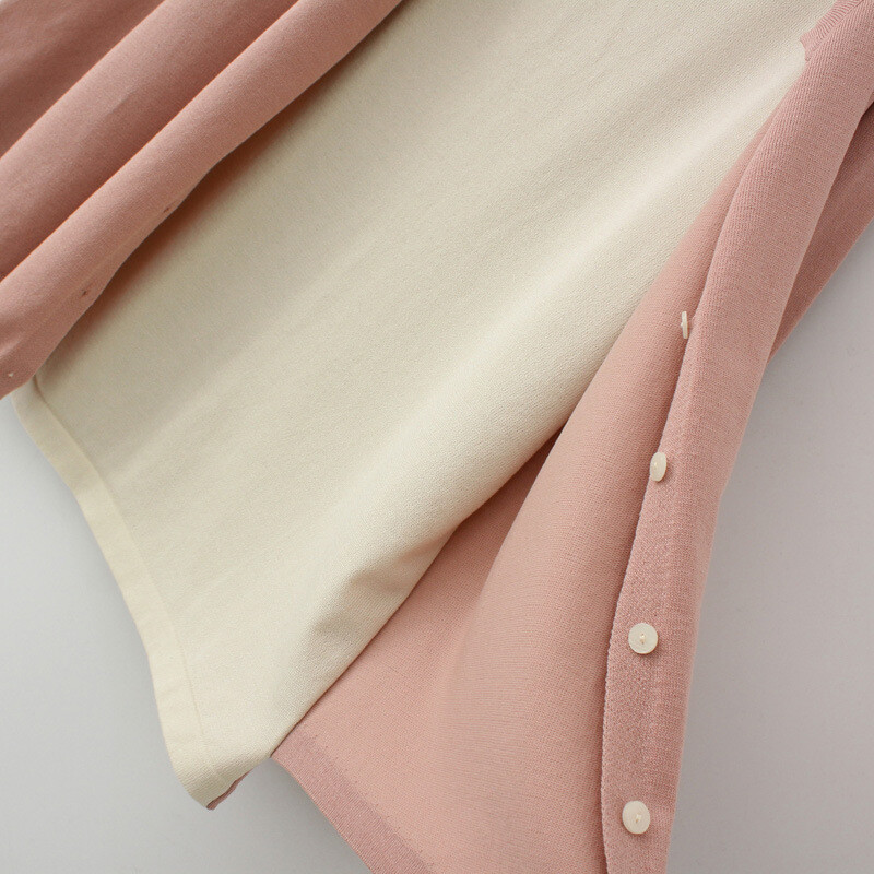 Ženski Jesen Zimski džemperi velikih veličina Ležerna odjeća Lažni dvodijelni džemperi dugih rukava Pleteni puloveri E2 3056