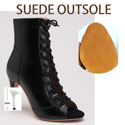 Visokokvalitetne štikle za zabavu Jazz Dance Ballroom Summer potplat prilagodljive seksi čizme velike veličine za latino plesove na otvorenom