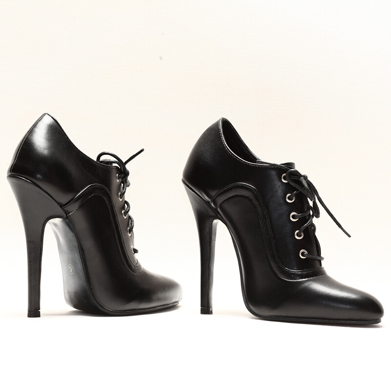 Fetiš pinup baletne cipele od 5,5 inča na vezanje Mary Jane Drag Queen Vintage cipele na špic na špicu