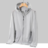 Ljetne ženske jakne s kapuljačom 2023. Ultratanki brzosušeći kaputi Jakne za zaštitu od sunca velike veličine S-7XL Muška Ženska Odjeća za parove