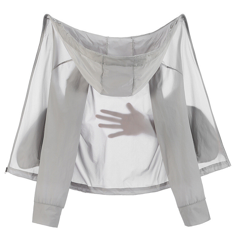 Ljetne ženske jakne s kapuljačom 2023. Ultratanki brzosušeći kaputi Jakne za zaštitu od sunca velike veličine S-7XL Muška Ženska Odjeća za parove