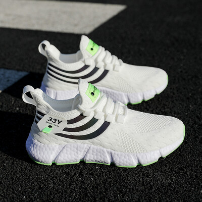 Ανδρικά καθημερινά καλοκαιρινά νέα αθλητικά παπούτσια εργασίας με δίχτυα Άνετη πλατφόρμα τένις Ελαφρά βουλκανιζέ παπούτσια για τρέξιμο