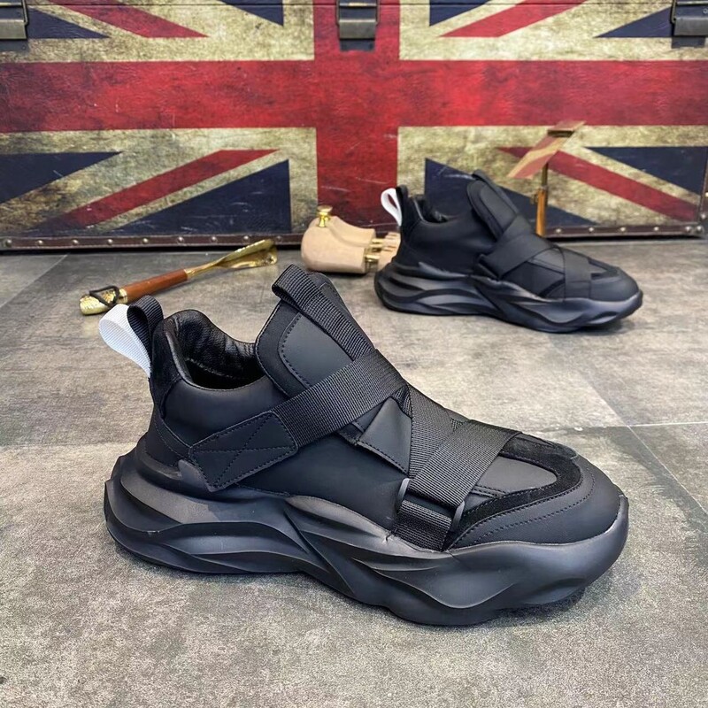 Modne ležerne muške tenisice s platformom Prozračne sportske cipele Muške tenisice za trčanje za muškarce Britanski stil Cipele za hodanje Muško novo