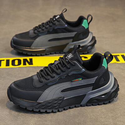 Meeste võrgust tossud Hingavad meeste kingad Paelad Meeste jooksujalatsid Mugavad meeste vulkaniseeritud kingad Kulumiskindlad Zapatillad