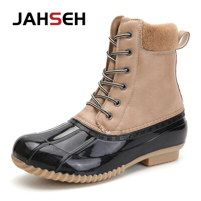 Muške vodootporne gležnjače Ležerne lovne čizme za patke Zimske čizme za zagrijavanje Visoke muške cipele za hodanje po kiši Moda