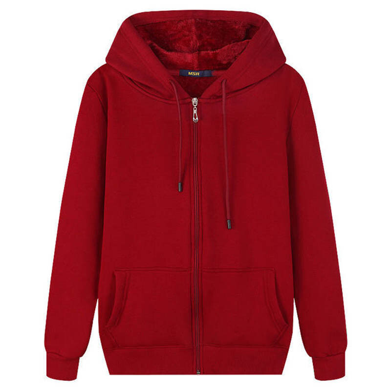 8XL Ženska majica s kapuljačom od flisa velike veličine, jesen-zima, grudi 140 cm 4XL 6XL 7XL 8XL Ležerna labava majica s patentnim zatvaračem