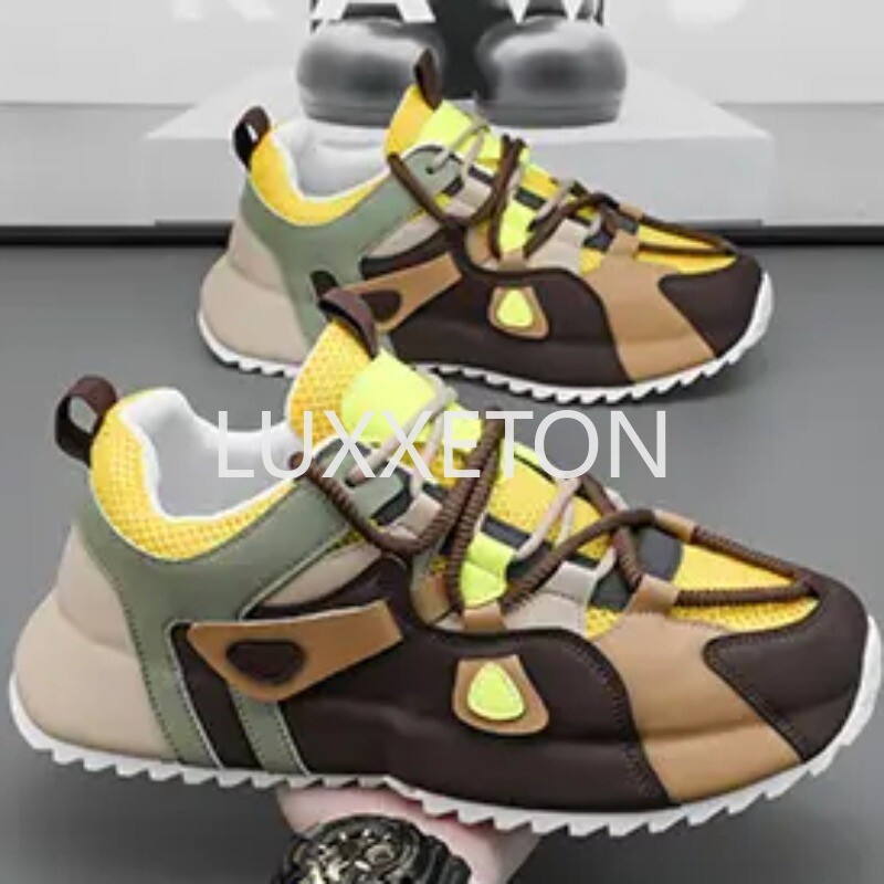 2024 Muške prozračne vulkanizirane cipele Modne i ležerne cipele za povećanje visine od ultrafinih vlakana, prozračne unutarnje strane