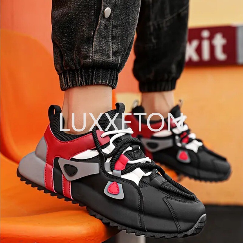 2024 Muške prozračne vulkanizirane cipele Modne i ležerne cipele za povećanje visine od ultrafinih vlakana, prozračne unutarnje strane