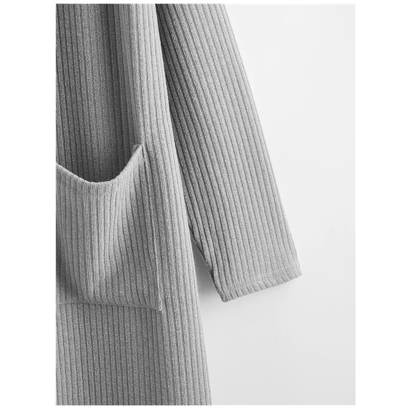 Suures suuruses avatud eest kevadsügis kapuutsiga kardigan pikkade varrukatega tasku ees soonik koo lahtine tolmumantel jakk suur suurus 7XL