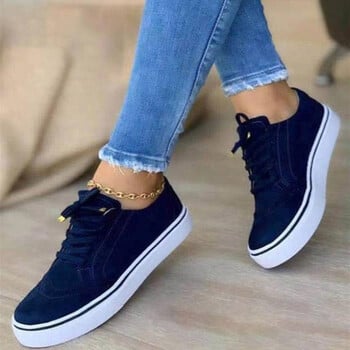 2024 Νέα Αθλητικά Γυναικεία Flat Casual Sneaker Ανοιξιάτικη Μόδα Ευέλικτο Lace Up Walking Γυναικεία Παπούτσια Zapatos De Mujer Plus μέγεθος