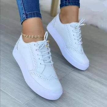 2024 Νέα Αθλητικά Γυναικεία Flat Casual Sneaker Ανοιξιάτικη Μόδα Ευέλικτο Lace Up Walking Γυναικεία Παπούτσια Zapatos De Mujer Plus μέγεθος