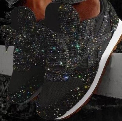 Γυναικεία παπούτσια Trend 2023 Sneakers Glitter Γυναικεία Βουλκανιζέ Παπούτσια Γυναικεία Αύξηση Ύψους Χονδρά αθλητικά παπούτσια για τρέξιμο με αστραφτερά παπούτσια