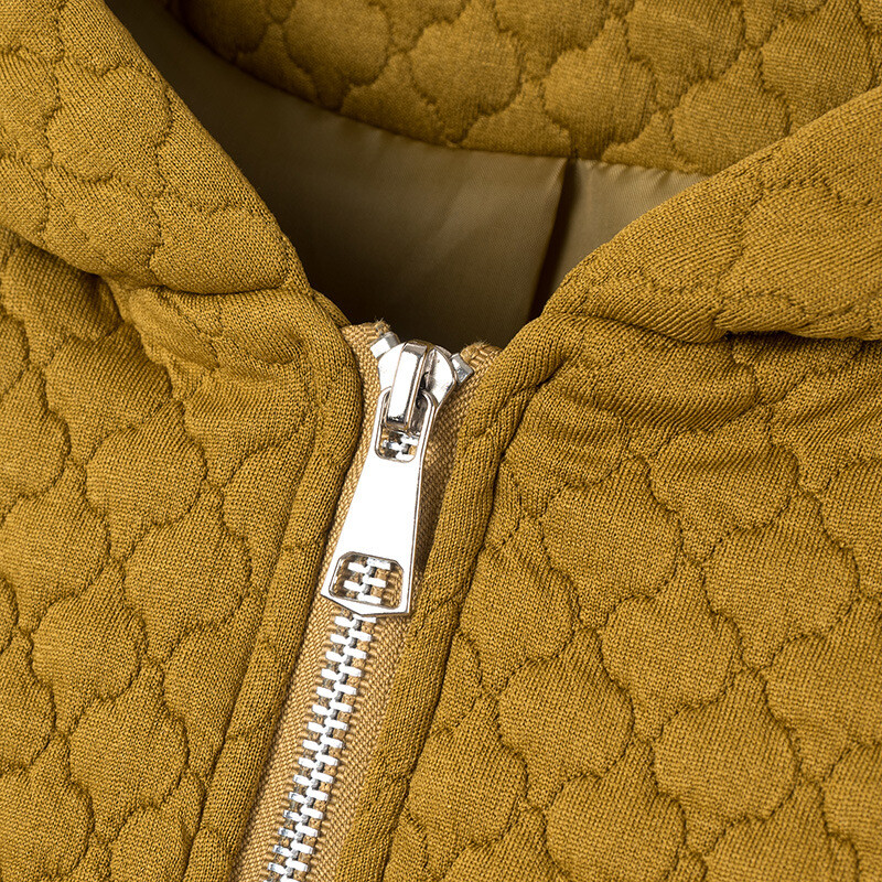 Ženska jakna velikih veličina s patentnim zatvaračem Jesenska ležerna odjeća Modna odjeća u obliku Abutilon striatuma, kaputi s kapuljačom C2 005