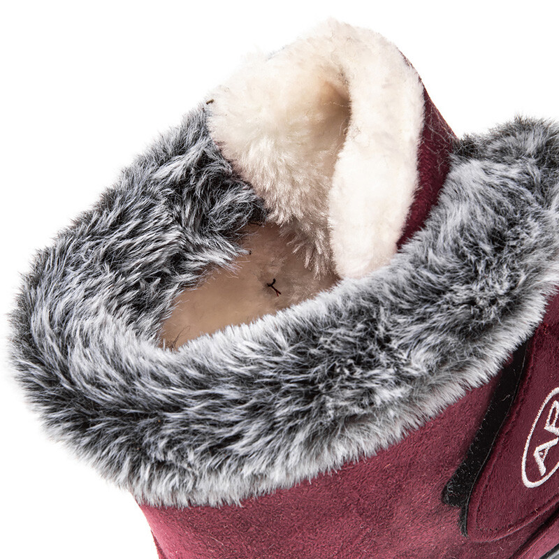 Suures suuruses 44, paksud pehmed lumesaapad, naiste 2024. aasta talvised soojana hoidvad poolsaapad naistele Mugavad libisemiskindlad puuvillased polsterdatud kingad