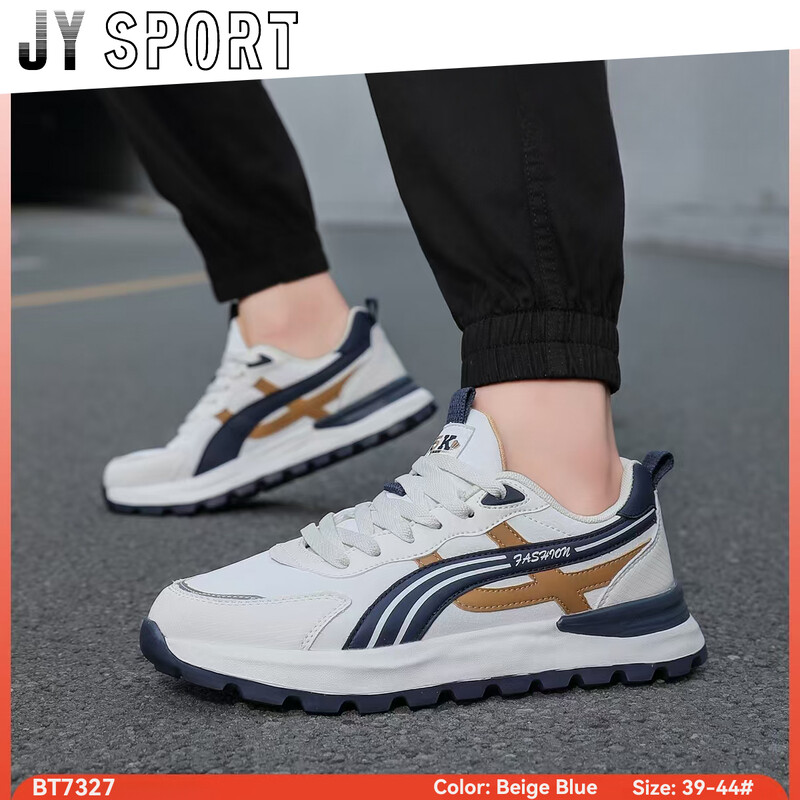 Нови мъжки спортни обувки Висококачествени удобни кожени ежедневни маратонки Леки обувки за ходене Нехлъзгащи се мъжки Нехлъзгащи се връзки