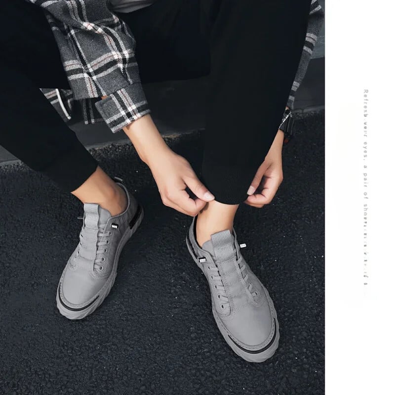 Pantofi pentru bărbați Acoperă picioare Pantofi de bord respirabil Pantofi ocazionali la modă Ușoare rezistente la uzură Moda Zapatillas Hombre Pantofi pentru bărbați